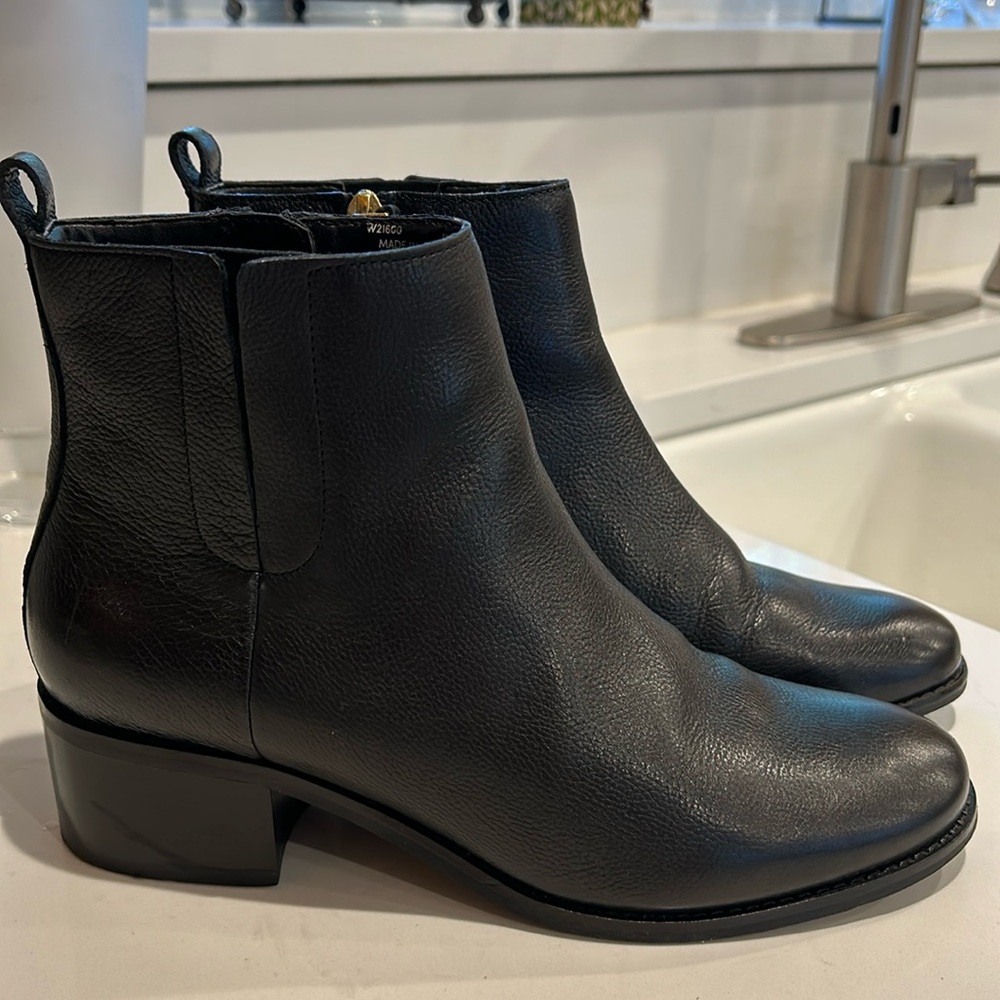 Cole Haan Black Leather Boots   Size 8.  I think I’ve worn them